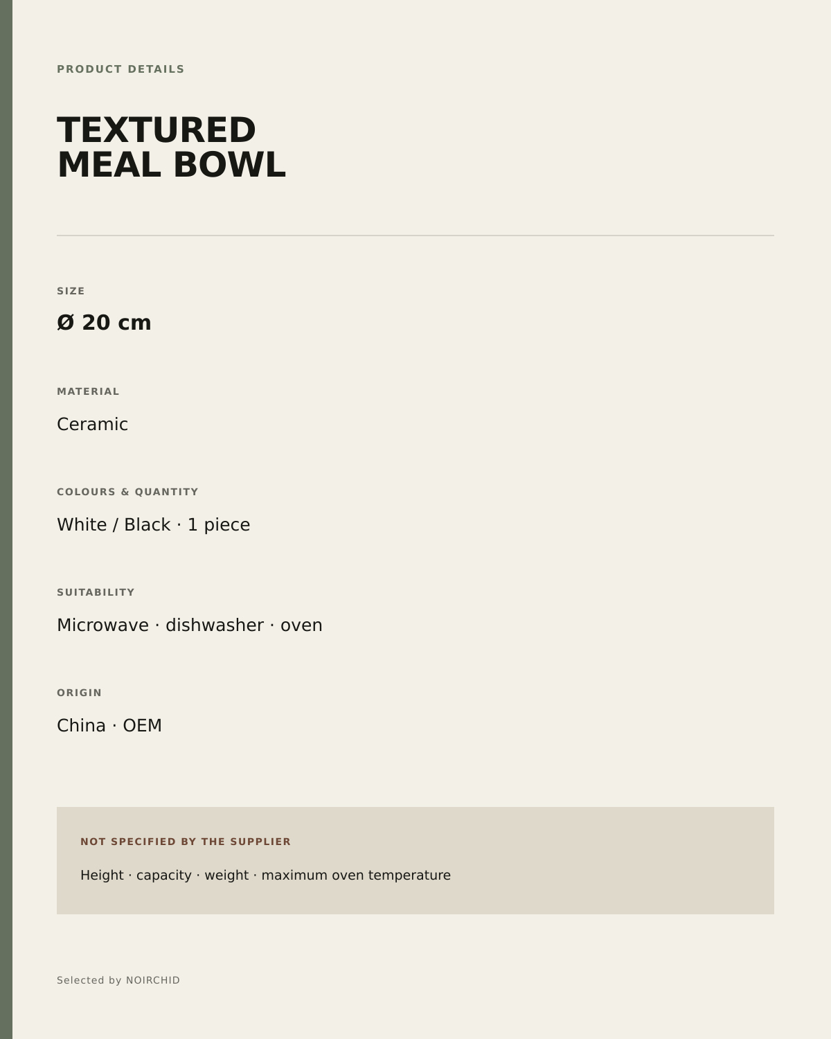 Textured - Noodle bowl