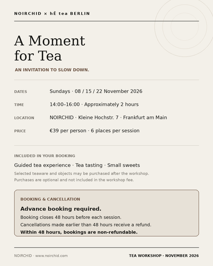 A Moment for Tea — November 2026