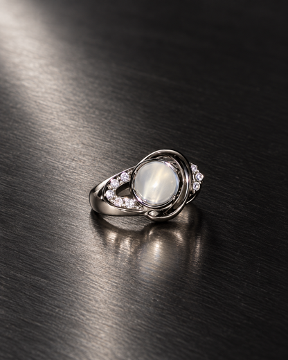 Galaxy Moonstone Ring