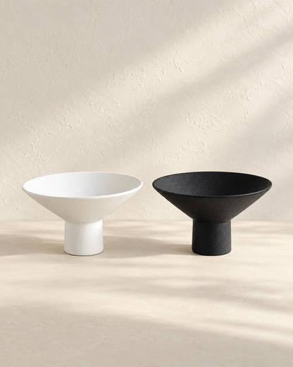 Textured - Pedestal Dish (L)