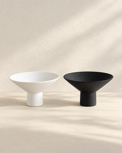 Textured - Pedestal Dish (L)